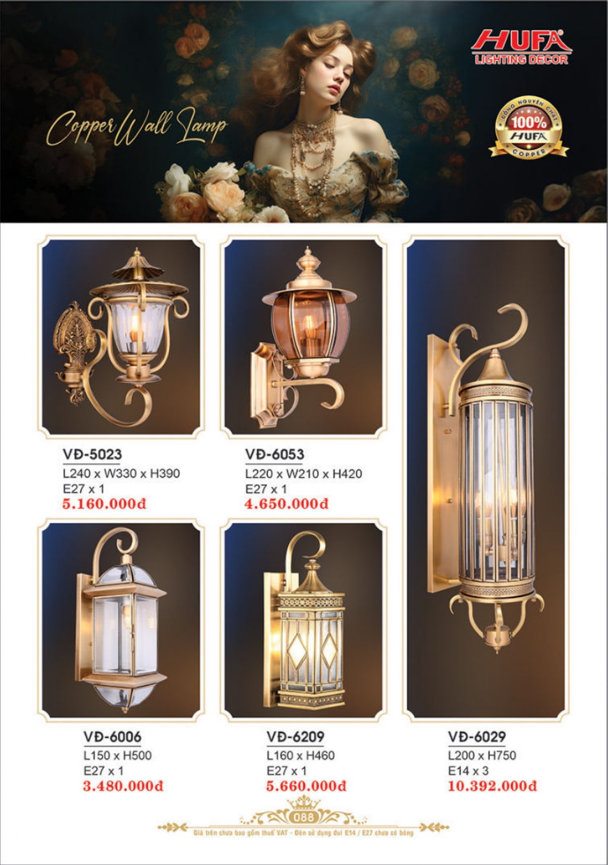 Bảng giá đèn trang trí HUFA